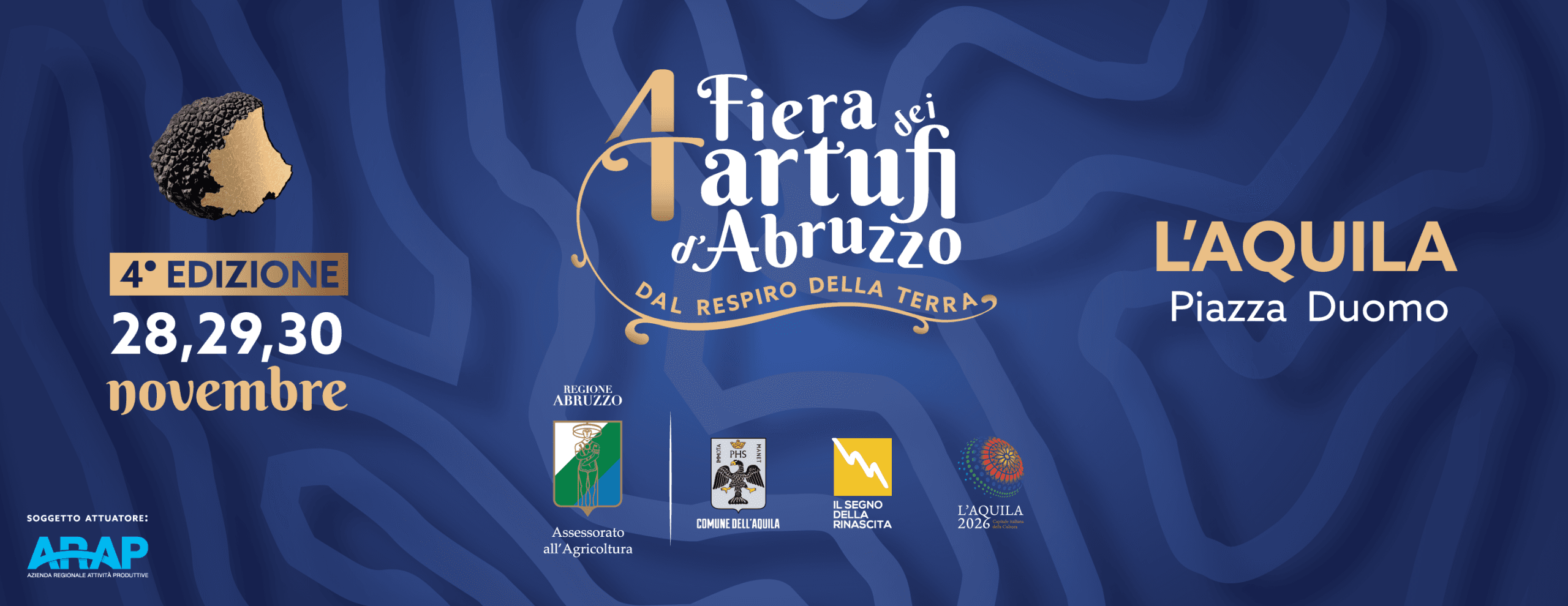 Fiera del tartufo in Piazza Duomo: il cuore dell’Aquila tra sapori, idee e futuro dell’agroalimentare